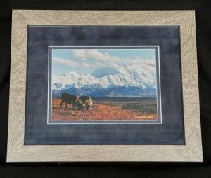 Primary image for the Framed Mountain Landscape Portrait Auction Item