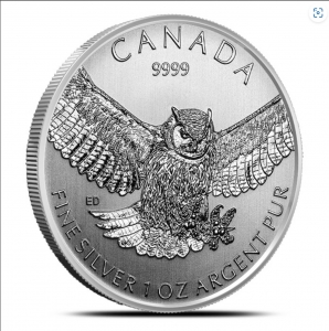 Primary image for the Great Horned Owl Silver Coin Auction Item