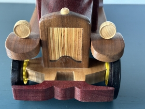 Secondary image for the Model A Hand Crafted Wooden Car Auction Item