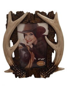 Primary image for the 4 x 6 Deer Horn frame donated by Blossoms Floral gift boutique Auction Item