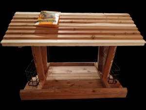 Primary image for the Royal Wing Cedar Grand Chalet Hopper Feeder, donated by Tractor Supply Marianna, Value $44 Auction Item