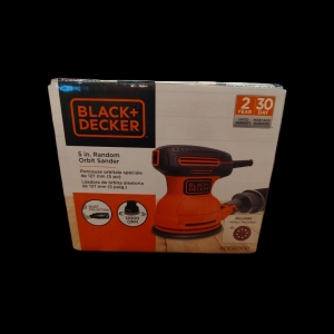 Primary image for the Black & Decker 5 in. Random Orbit Sander donated by Jackson County Lumber, value $40 Auction Item