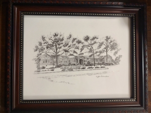 Primary image for the 8 1/2 x 11 Jane Ludlum Pender Print Old Cottondale High School Auction Item