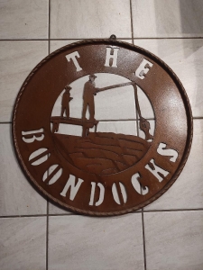 Primary image for the The Boondocks Metal Sign donated by D&J Nursery, Value $35 Auction Item