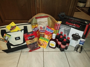 Primary image for the High School FFA Officers Tailgate Basket, Value $110 Auction Item