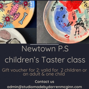 Primary image for the Pottery Class (2 children or 1 adult + 1 child) Auction Item