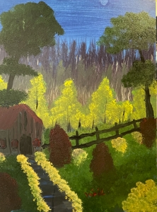 Primary image for the Landscape in Greens and Yellows Auction Item