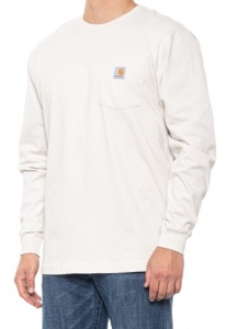 Secondary image for the Carhartt 105584 - Loose Fit Heavyweight Long-Sleeve Pocket Logo Graphic T-Shirt - LARGE TALL Auction Item