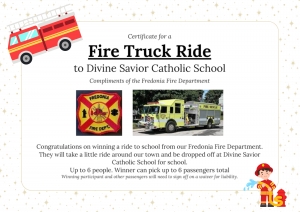 Primary image for the Fire Truck Ride to School Auction Item