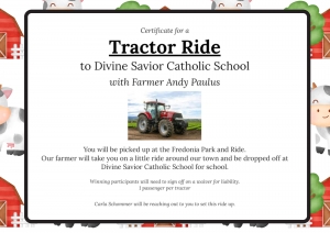 Primary image for the Tractor Ride to School with Andy Paulus Auction Item