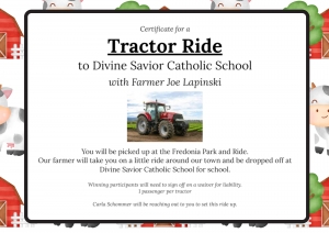 Primary image for the Tractor Ride to School with Joe Lapinski Auction Item