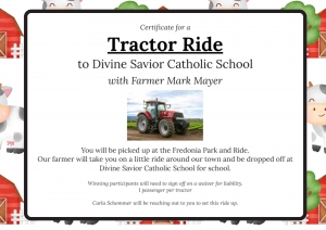 Primary image for the Tractor Ride to School with Mark Mayer Auction Item