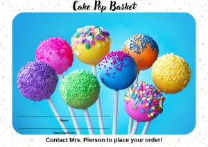 Primary image for the Cake Pop Basket Auction Item