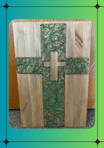 Primary image for the 5th/6th Grade String Art Cross Auction Item