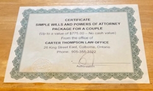 Primary image for the Simple Wills and Powers of Attorney for a Couple Auction Item