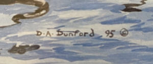 Secondary image for the Lovely Print Of A Boat by D.A. Dunford Auction Item