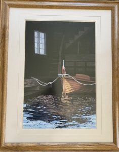 Primary image for the Lovely Print Of A Boat by D.A. Dunford Auction Item