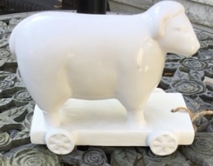 Secondary image for the White Ceramic Sheep Auction Item