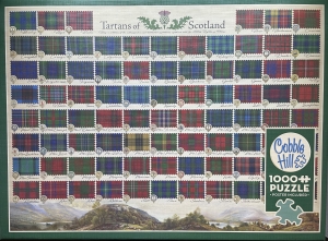 Primary image for the Cobble Hill 1,000 Piece Puzzle - Tartans of Scotland Auction Item