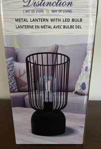 Secondary image for the Battery Operated Distinction Metal Lantern Auction Item