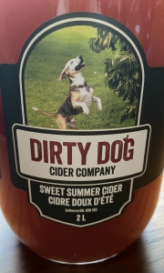 Secondary image for the 2 L Jug of Dirty Dog Sweet Summer Apple Cider Auction Item