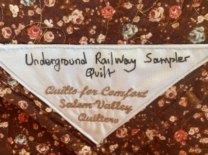 Secondary image for the Underground Railroad Quilt From Salem Valley Quilters Auction Item