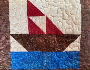 Secondary image for the Underground Railroad Quilt From Salem Valley Quilters Auction Item