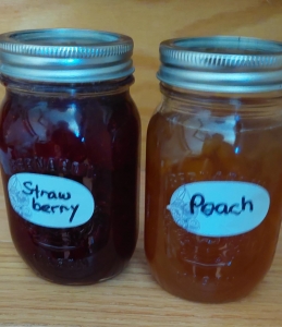 Primary image for the Two Jars Of Homemade Jam - Strawberry and Peach Auction Item