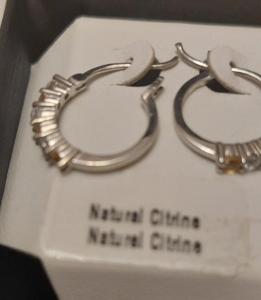 Primary image for the Natural Citrine Earrings Auction Item