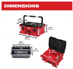 Secondary image for the MILWAUKEE 48-22-8425 PACKOUT COMPACT TOOL BOX Auction Item