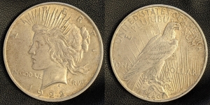 Primary image for the 1922 Peace Dollar (Philadephia Mint) Auction Item