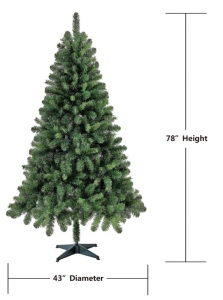 Secondary image for the Holiday Time Non-Lit Jackson Spruce Artificial Christmas Tree, 6.5' Auction Item