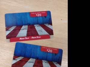 Primary image for the Item #12 2 $20.00 Kwik Trip Gift Cards Auction Item