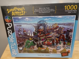 Primary image for the Item #20 Something's Amiss 1000 Piece Jigsaw Puzzle-Canal Park Auction Item