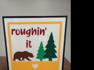 Primary image for the Item #27 Roughin' It Wall Hanging Auction Item