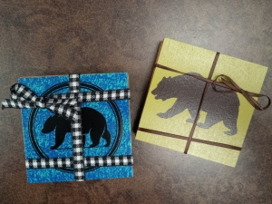 Primary image for the Item #44 2 Sets of Bear Themed Coasters Auction Item