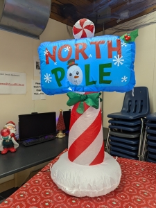 Primary image for the Item 22 - Inflatable North Pole Sign Auction Item