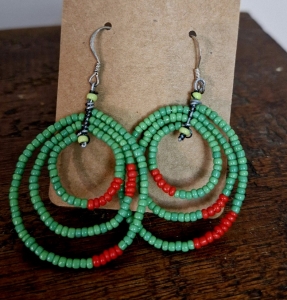 Primary image for the Beaded Ndebele Earrings Auction Item