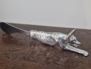 Primary image for the Painted Dog Pewter Pate Knife Auction Item