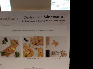 Secondary image for the Item #57 Minnesota Cutting Board Auction Item