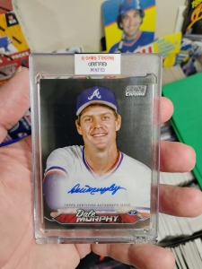 Primary image for the 2024 Topps Stadium Club Baseball #SCCA-DMU, Dale Murphy Autograph, Braves MINTED, MLB Trading Card Auction Item