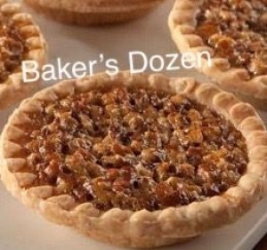 Primary image for the A Bakers Dozen of Mini Pecan Pies made by Gail Hill Auction Item