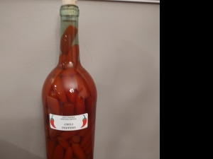 Primary image for the Tall bottle of Chili Pepper Sauce donated by Cottondale FFA Auction Item