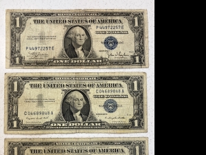 Primary image for the 3 Silver Certificates 1935 & 1957 LOT 2 Auction Item