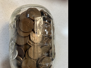 Primary image for the Pint Jar of Wheat Cents #2 Auction Item