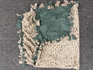 Primary image for the Green/Leopard Tie Blanket Auction Item