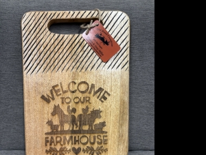 Primary image for the Welcome to our Farmhouse Cutting Board  Auction Item